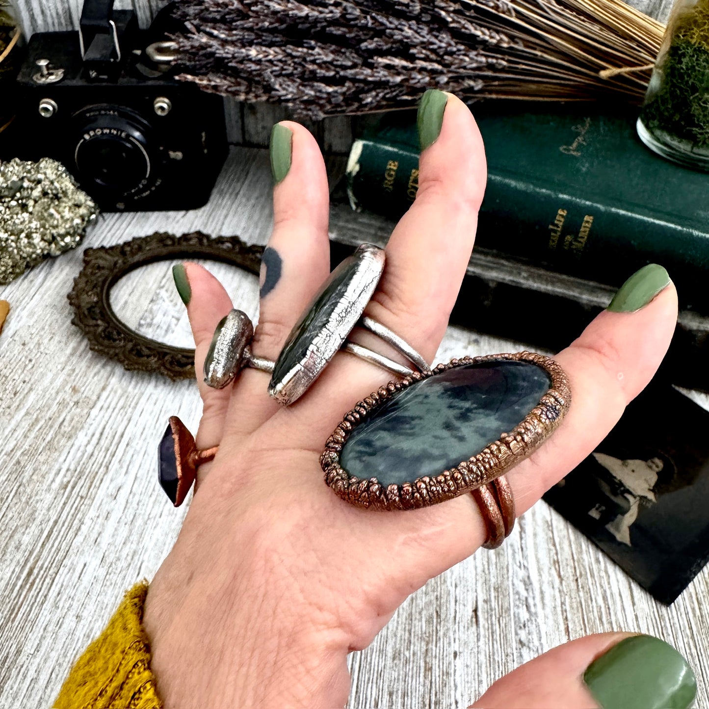 Size 9 Copper / Silver FLASH SALE - NEW or Discontinued or Imperfect Jewelry - # 220 - 223