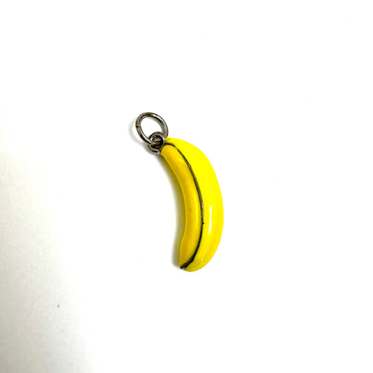 Banana Charm stainless steel pendant necklace from the Lucky Charm Bar at Foxlark