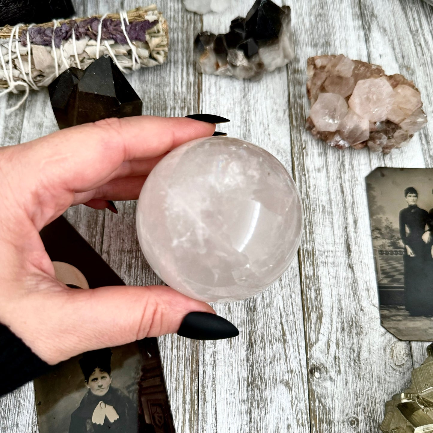 Clear Quartz Crystal Ball / FoxlarkCrystals