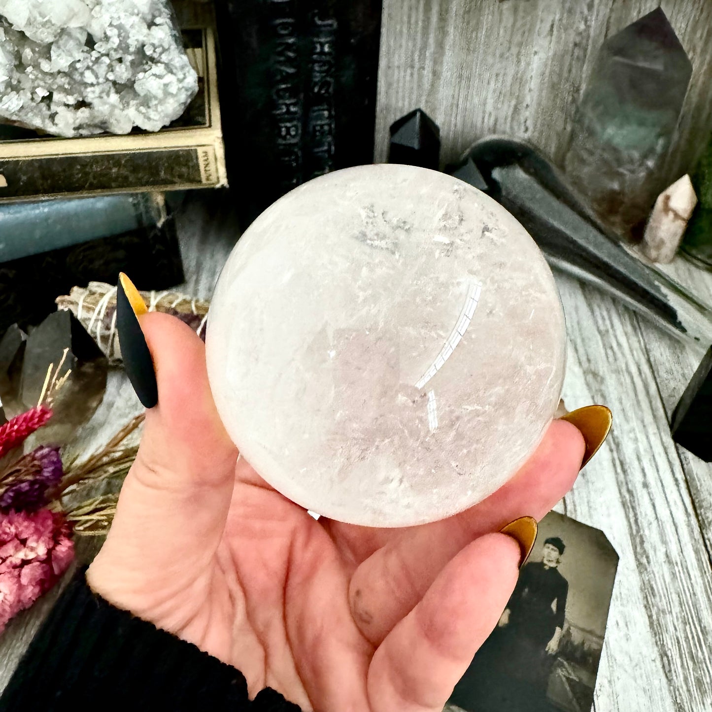 Clear Quartz Crystal Ball / FoxlarkCrystals