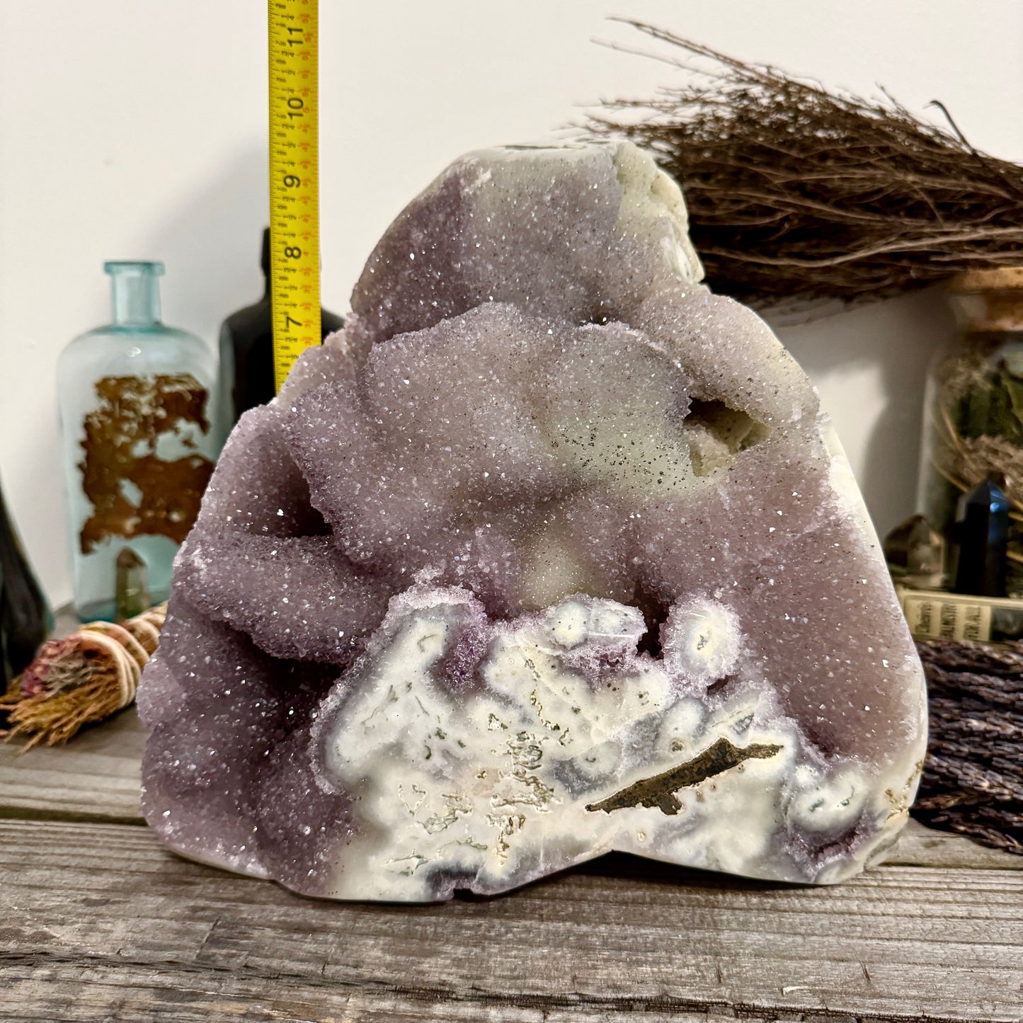 Huge 21 pound Self Standing High Quality Druzy Amethyst Geode Crystal Cluster / FoxlarkCrystals