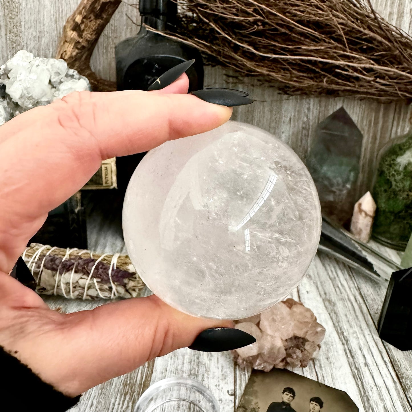 Clear Quartz Crystal Ball / FoxlarkCrystals