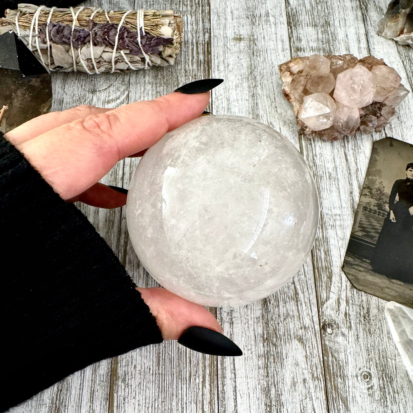 Clear Quartz Crystal Ball / FoxlarkCrystals