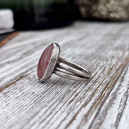 Sunstone Ring in Silver Size 6.5/ Foxlark Collection - One of a Kind