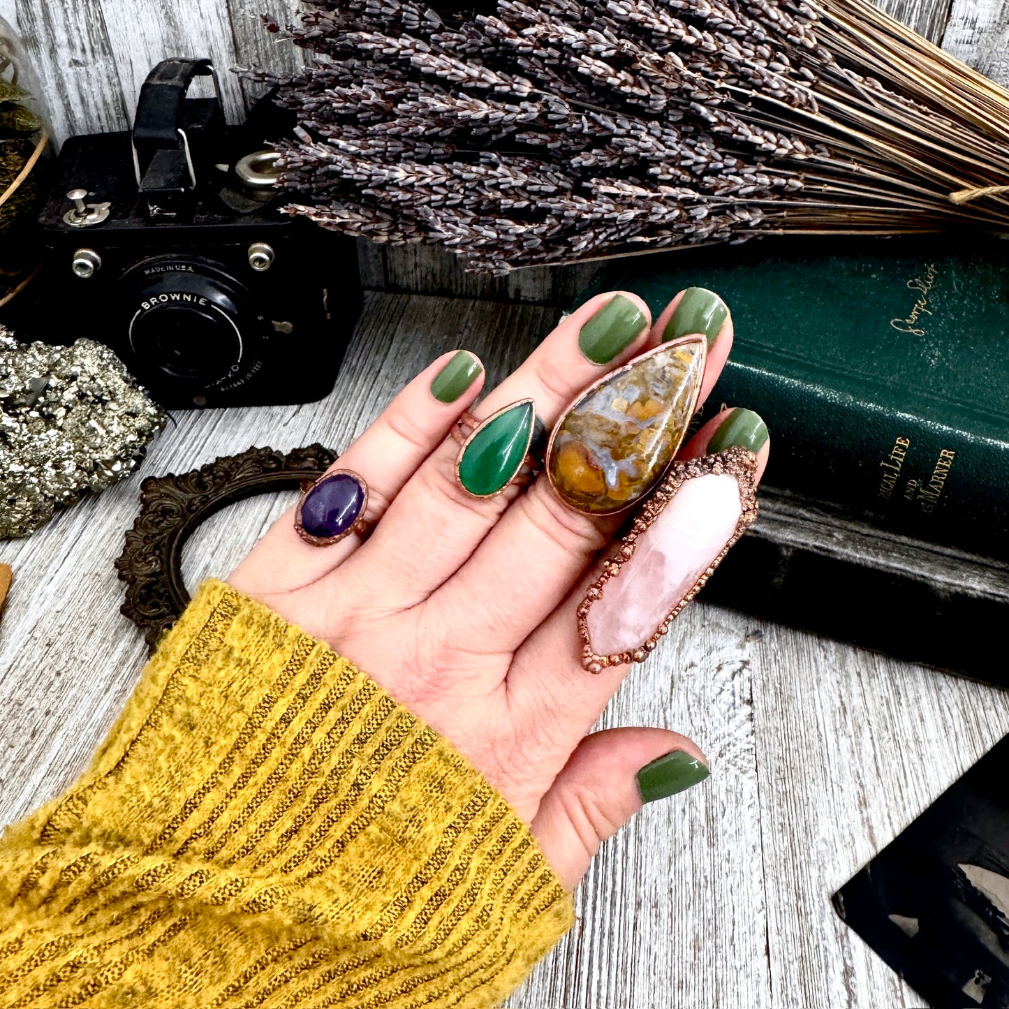 Size 6 Copper / Silver FLASH SALE - NEW or Discontinued or Imperfect Jewelry -  # 112 - 115