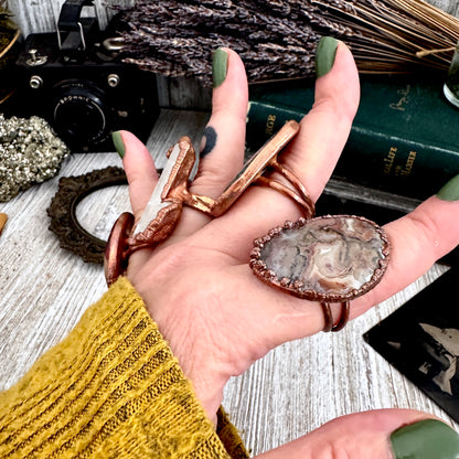 Size 9.5 Copper / Silver FLASH SALE - NEW or Discontinued or Imperfect Jewelry -  # 232 - 235