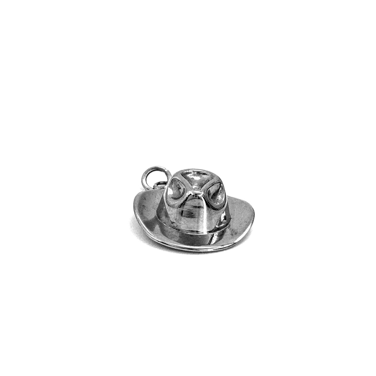 Cowboy Hat Charm stainless steel western pendant necklace from the Lucky Charm Bar at Foxlark