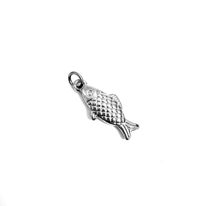 Fish Charm stainless steel pendant necklace from the Lucky Charm Bar at Foxlark