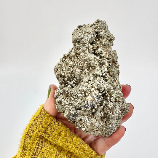 Self Standing Pyrite Crystal Cluster / FoxlarkCrystals