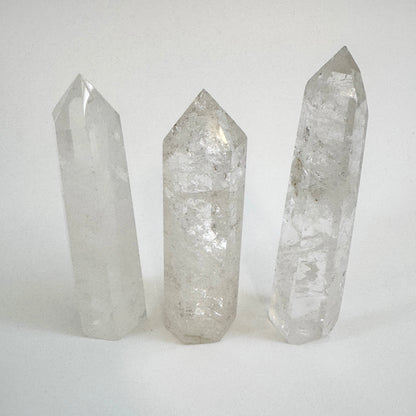 Self Standing Clear Quartz Crystal Point / FoxlarkCrystals