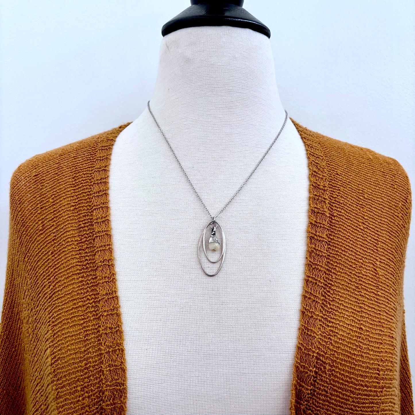 Faux Tooth Talisman Necklace / Talisman Collection-Sterling Silver