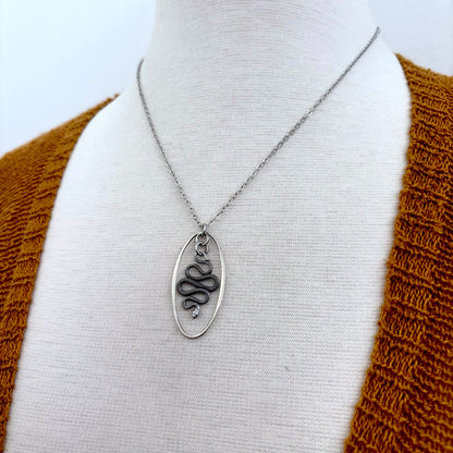 Snake Talisman Necklace / Talisman Collection-Sterling Silver