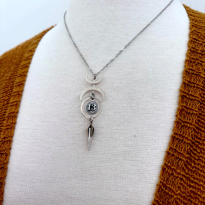 Thirteen Moon Talisman Necklace / Talisman Collection-Sterling Silver