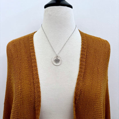 Spider Web  Talisman Necklace / Talisman Collection-Sterling Silver