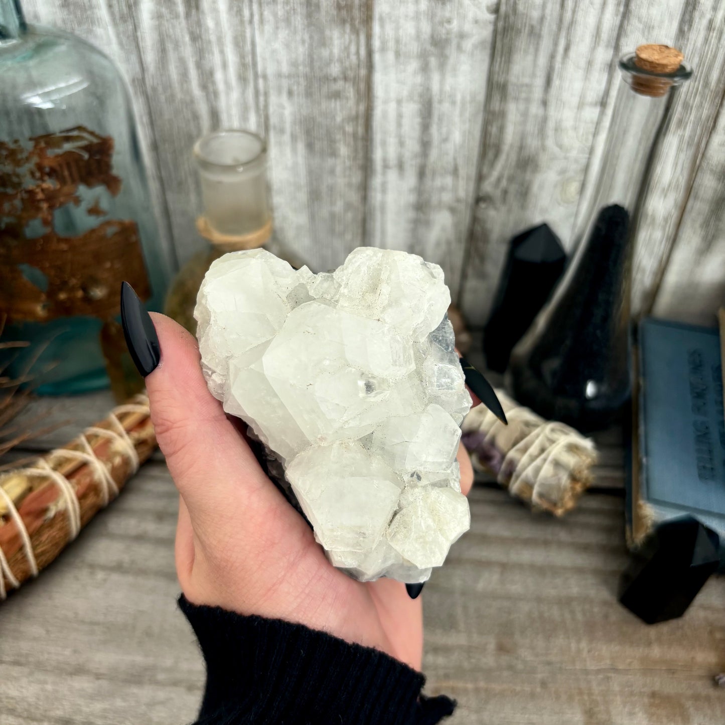 Apophyllite Crystal Cluster / FoxlarkCrystals