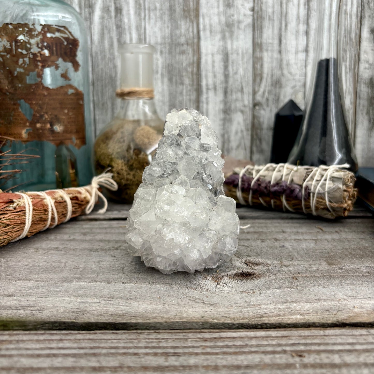 Self Standing Amethyst Geode Crystal Cluster / FoxlarkCrystals