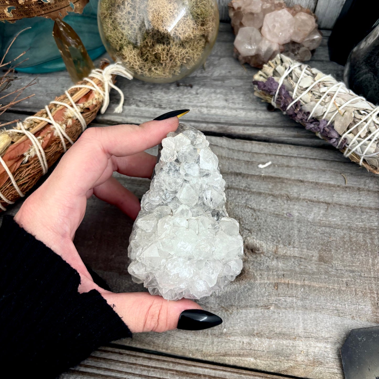 Self Standing Amethyst Geode Crystal Cluster / FoxlarkCrystals