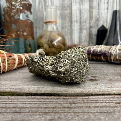 Self Standing Pyrite Crystal Cluster / FoxlarkCrystals