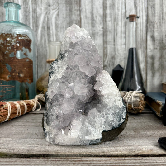 Large Self Standing  Amethyst Geode Crystal Cluster / FoxlarkCrystals