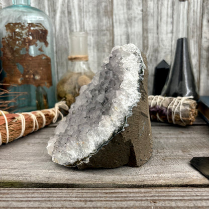 Large Self Standing  Amethyst Geode Crystal Cluster / FoxlarkCrystals