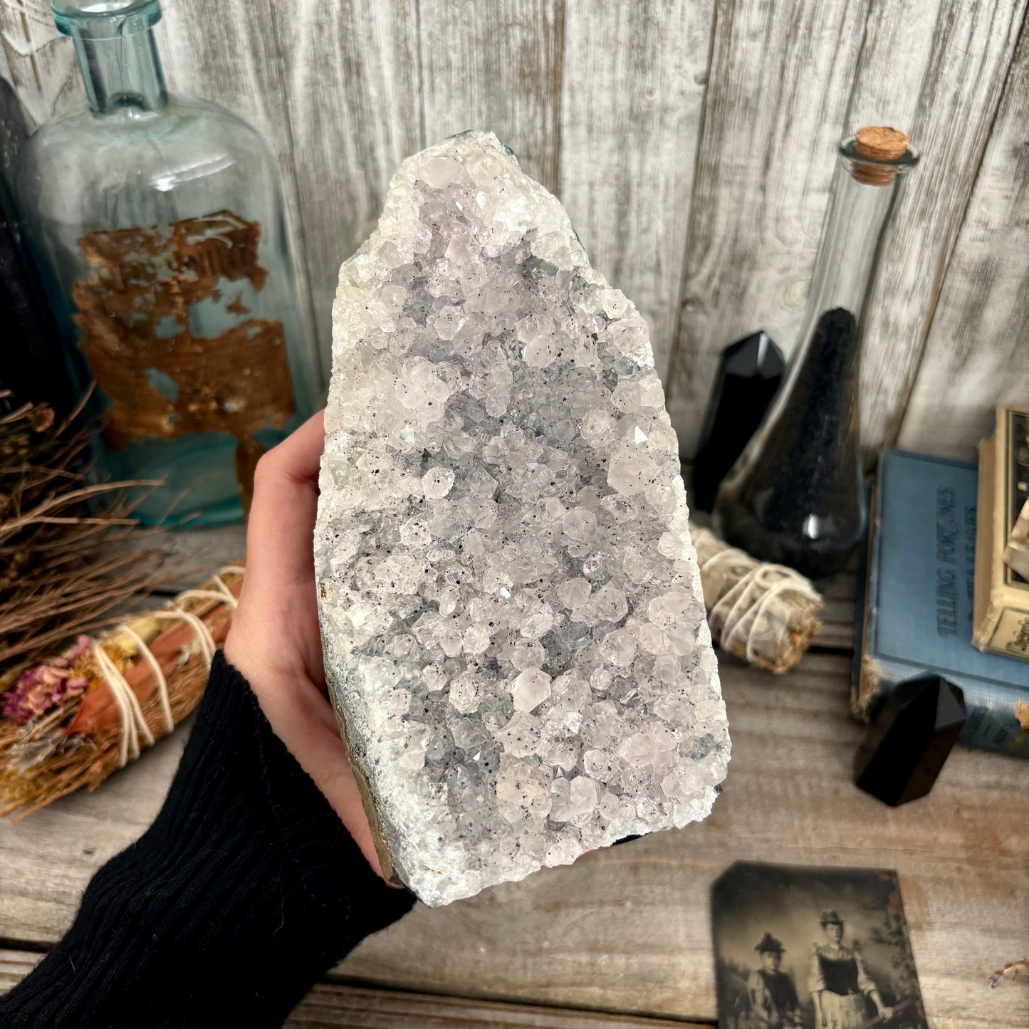 Large Self Standing  Amethyst Geode Crystal Cluster / FoxlarkCrystals