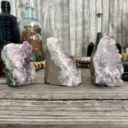 Self Standing Amethyst Geode Crystal Cluster / FoxlarkCrystals