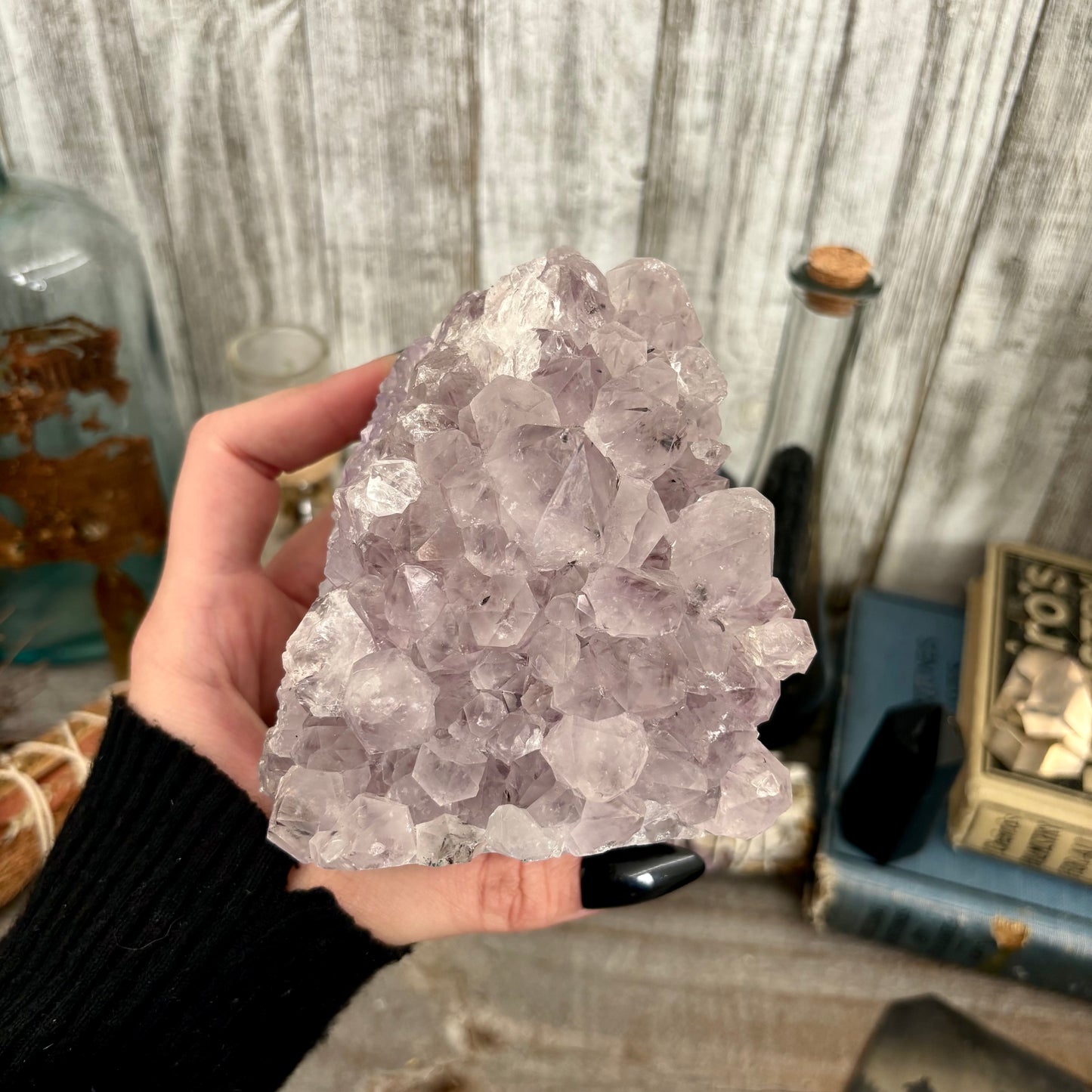 Self Standing Amethyst Geode Crystal Cluster / FoxlarkCrystals