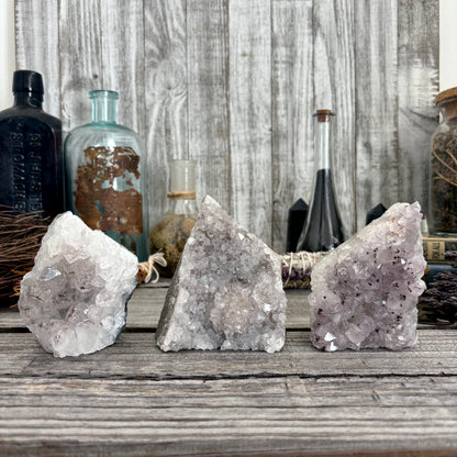 Self Standing Amethyst Geode Crystal Cluster / FoxlarkCrystals