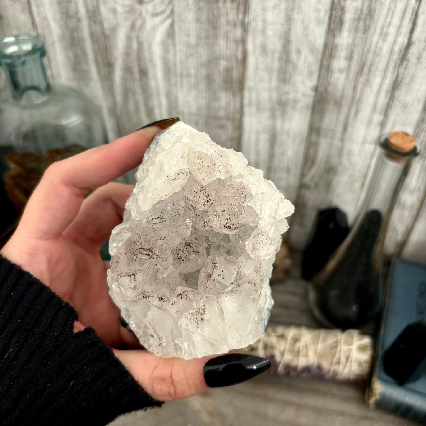 Self Standing Amethyst Geode Crystal Cluster / FoxlarkCrystals