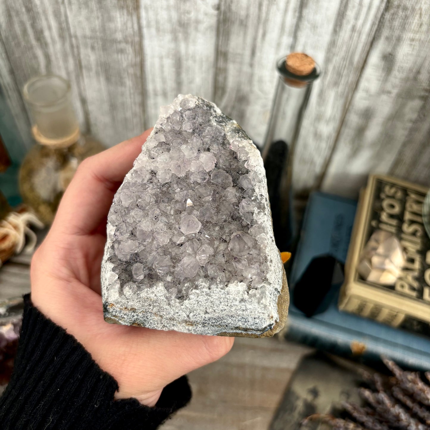 Self Standing Amethyst Geode Crystal Cluster / FoxlarkCrystals