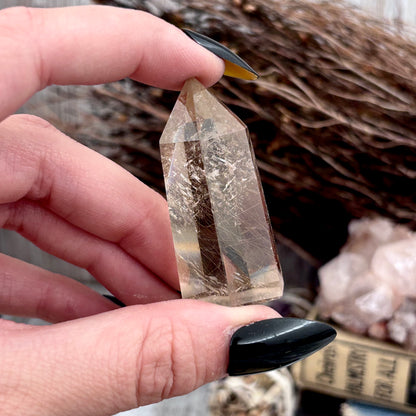 Smoky Quartz Crystal Point Self Standing / FoxlarkCrystals