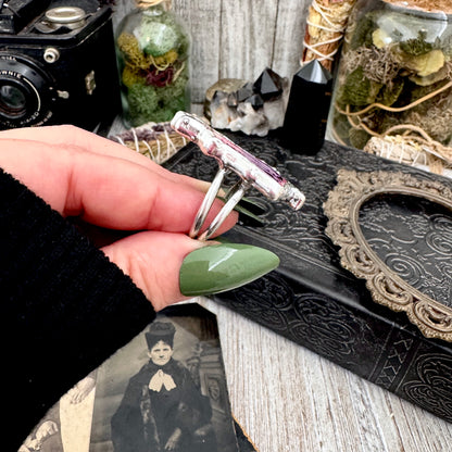 The Weirdlings - Fine Silver Ring Size 9 / One of a Kind FOXLARK