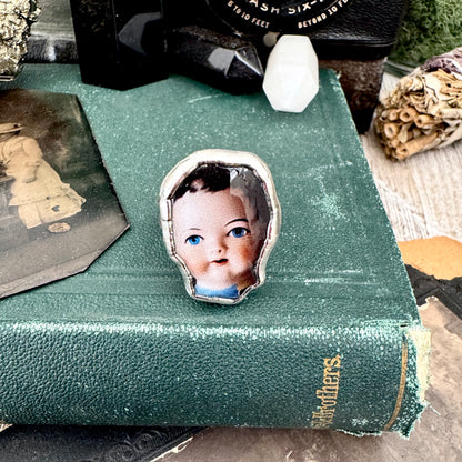 The Weirdlings - Fine Silver Ring Size 11 / One of a Kind FOXLARK