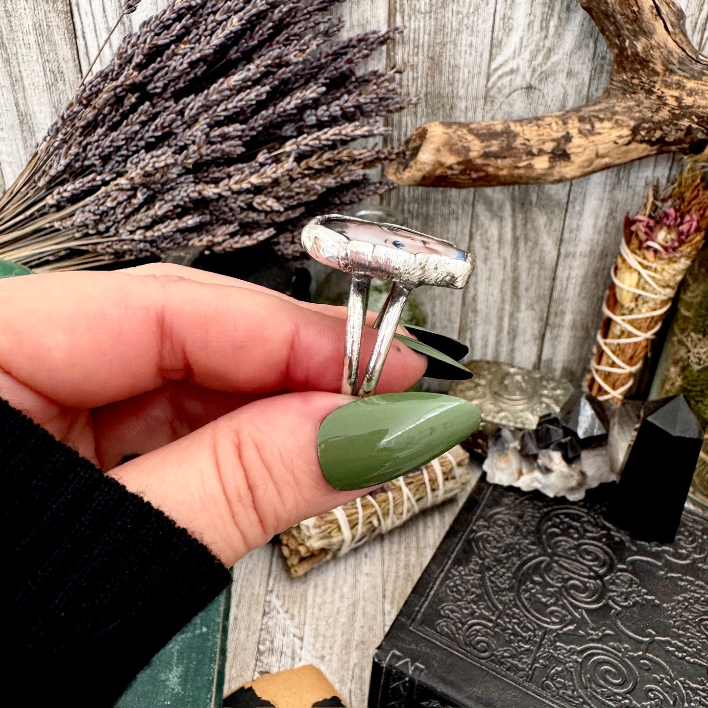 The Weirdlings - Fine Silver Ring Size 11 / One of a Kind FOXLARK