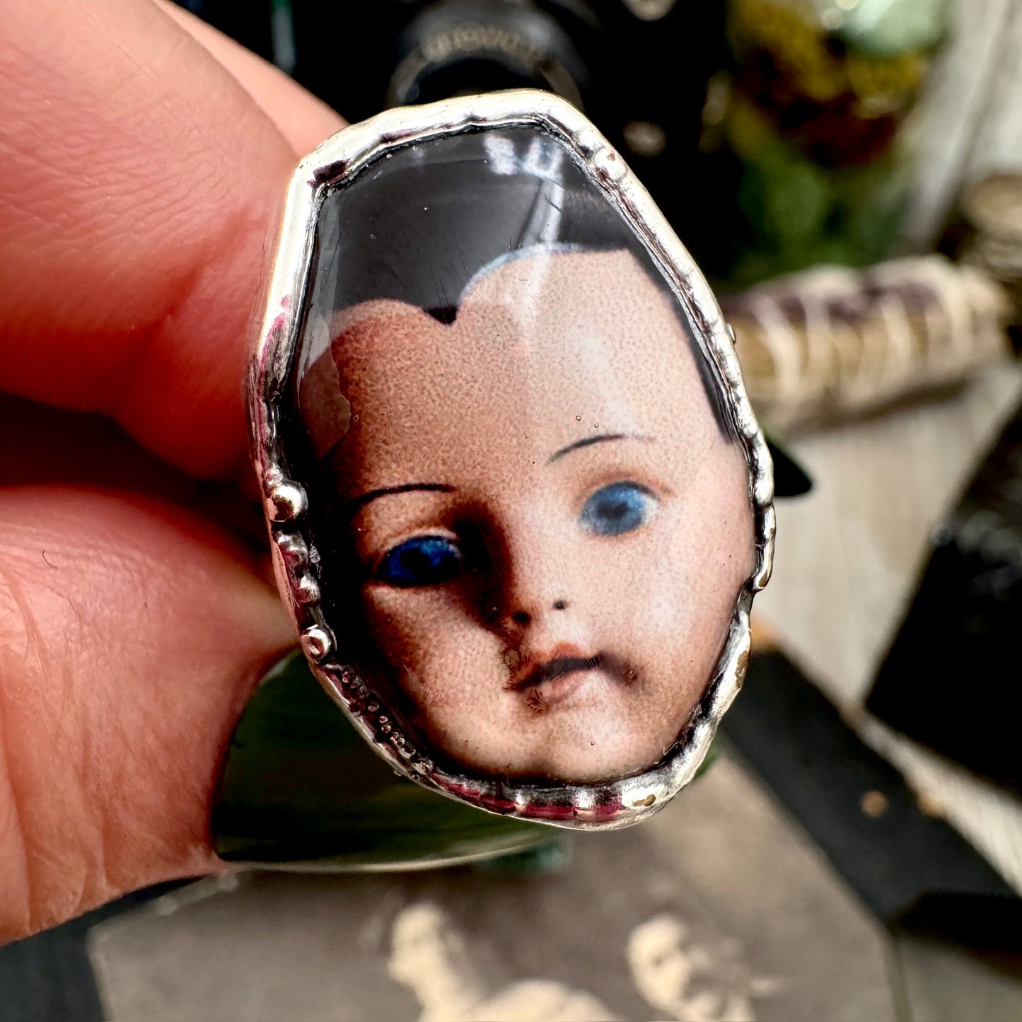The Weirdlings - Fine Silver Ring Size 7 / One of a Kind