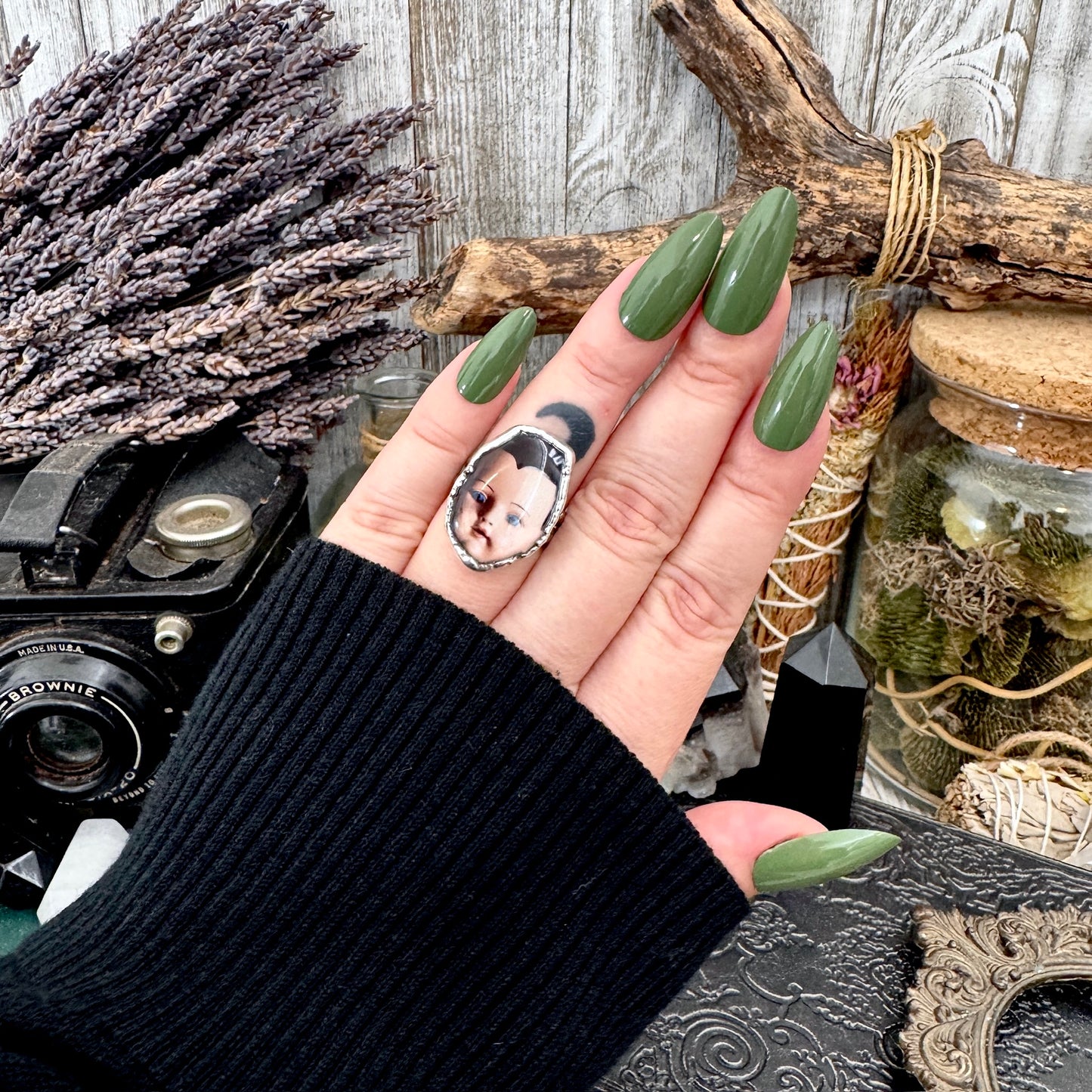 The Weirdlings - Fine Silver Ring Size 7 / One of a Kind