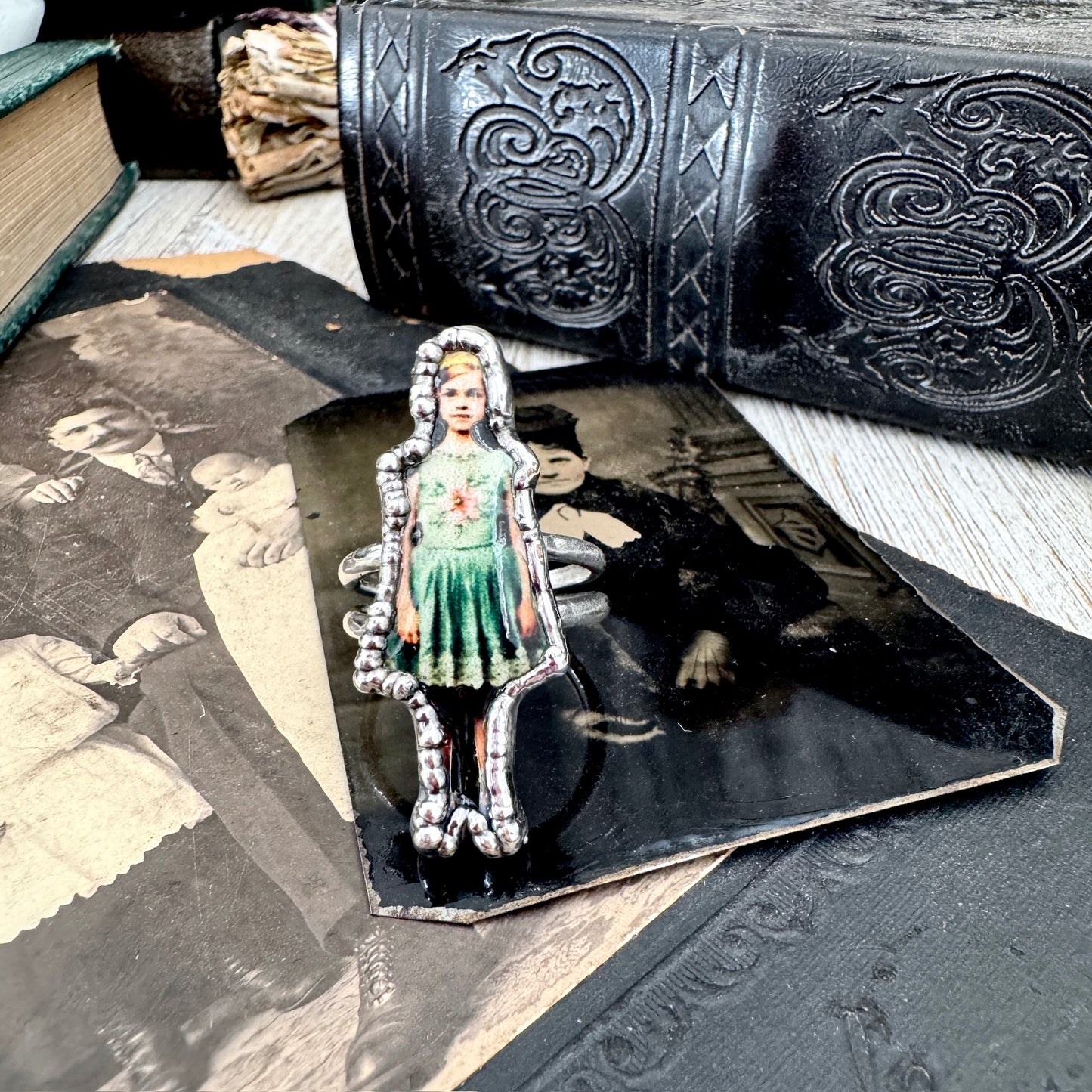 The Weirdlings - Fine Silver Ring Size 10 / One of a Kind FOXLARK