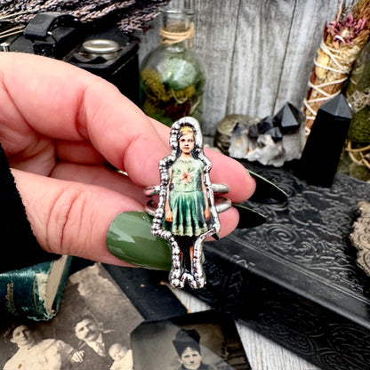 The Weirdlings - Fine Silver Ring Size 10 / One of a Kind FOXLARK