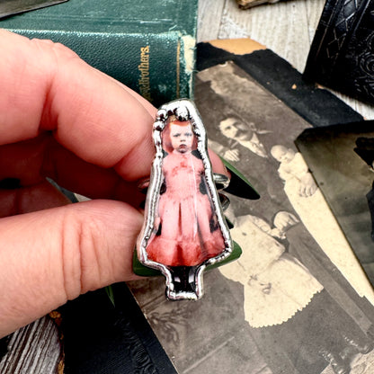 The Weirdlings - Fine Silver Ring Size 8 / One of a Kind FOXLARK