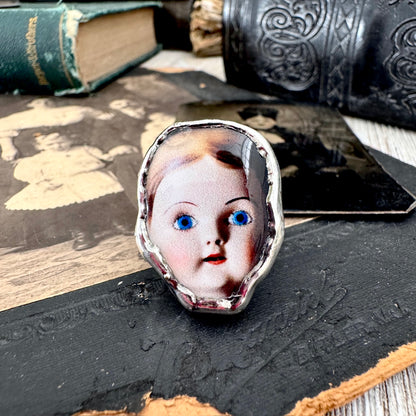 The Weirdlings - Fine Silver Ring Size 7 / One of a Kind FOXLARK