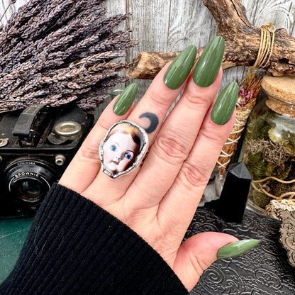 The Weirdlings - Fine Silver Ring Size 7 / One of a Kind FOXLARK