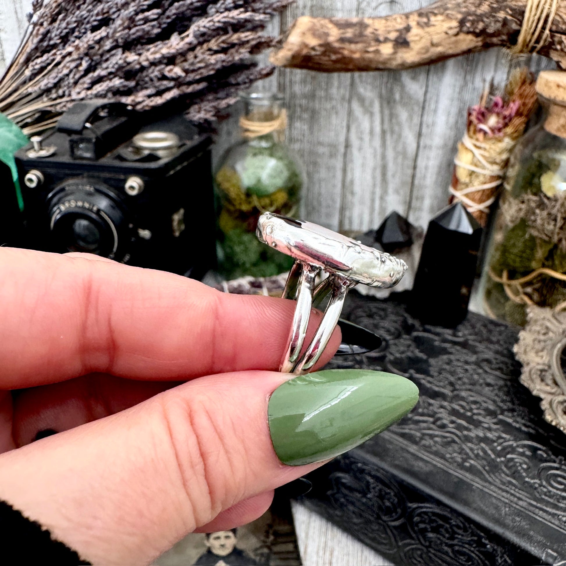The Weirdlings - Fine Silver Ring Size 8.5 / One of a Kind FOXLARK
