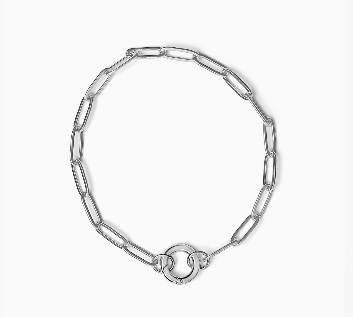The Load-It-Up Charm Collector Bracelet - Paperclip Carabiner Chain from the Lucky Charm Bar by Foxlark