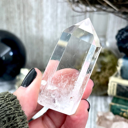 Self Standing Clear Quartz Crystal Point / FoxlarkCrystals