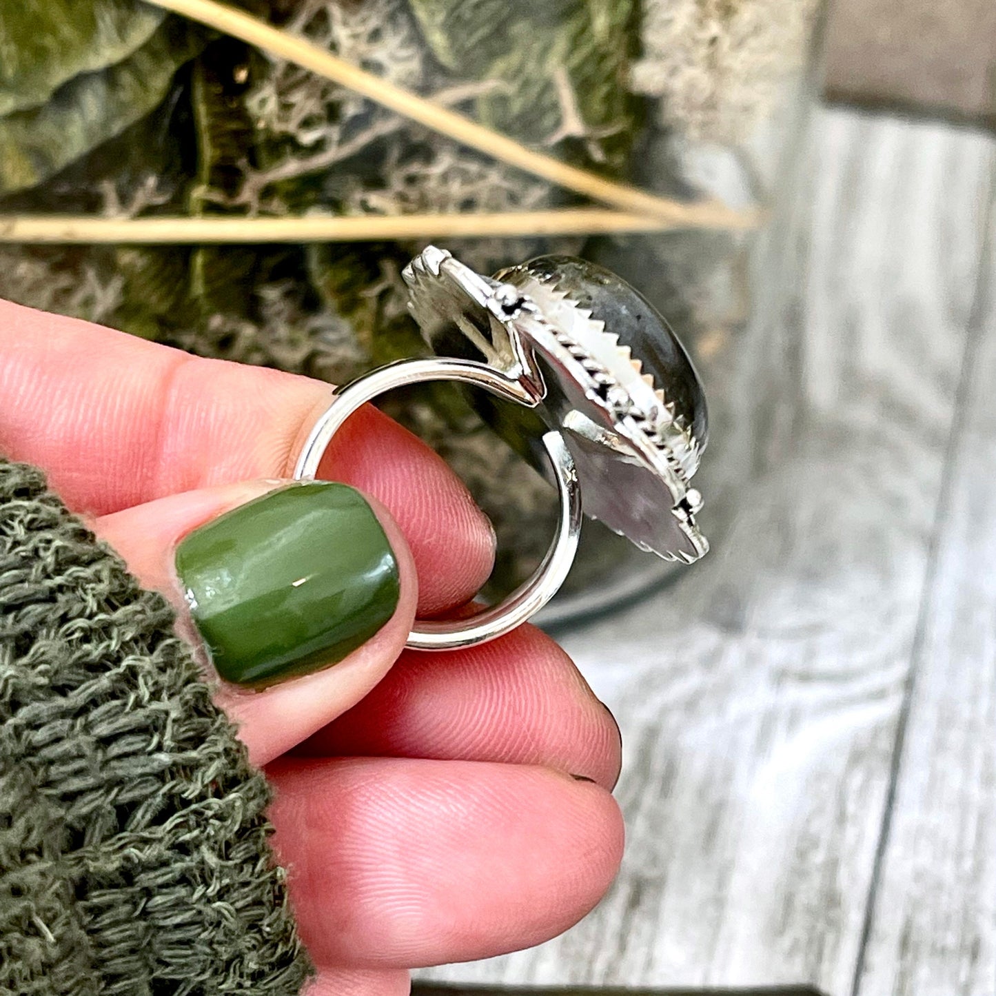 Big Bold Jewelry, Big Crystal Ring, Big Stone Ring, Bohemian Ring, boho jewelry, crystal ring, Etsy ID: 1218786192, Foxlark Alchemy, FOXLARK- RINGS, gypsy ring, Jewelry, Labradorite Ring, Large Ring, Rings, Statement Ring, Statement Rings, Sterling Silver