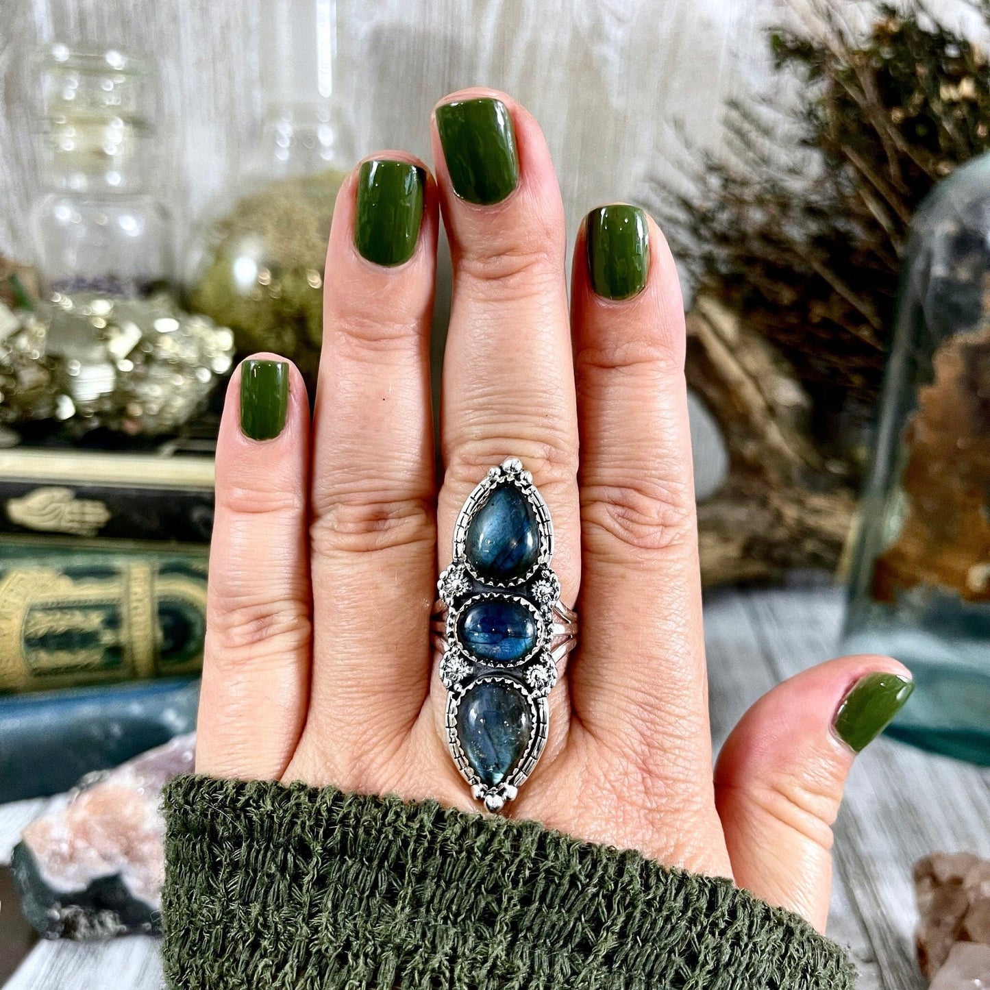 3 Stone Ring, Big Stone Ring, Bohemian Ring, Boho Jewelry, Boho Ring, Crystal Ring, Etsy Id 1143395447, Etsy ID: 1608022969, Festival Jewelry, Foxlark Alchemy, Foxlark- Rings, Gift For Woman, Gypsy Ring, Jewelry, Rings, Statement Rings, Wholesale