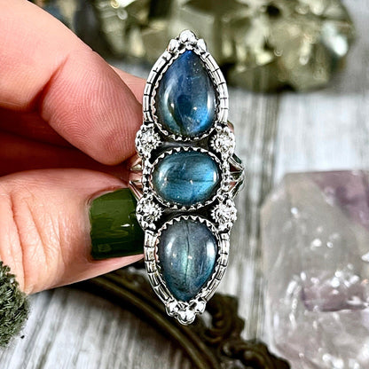 3 Stone Ring, Big Stone Ring, Bohemian Ring, Boho Jewelry, Boho Ring, Crystal Ring, Etsy Id 1143395447, Etsy ID: 1608022969, Festival Jewelry, Foxlark Alchemy, Foxlark- Rings, Gift For Woman, Gypsy Ring, Jewelry, Rings, Statement Rings, Wholesale