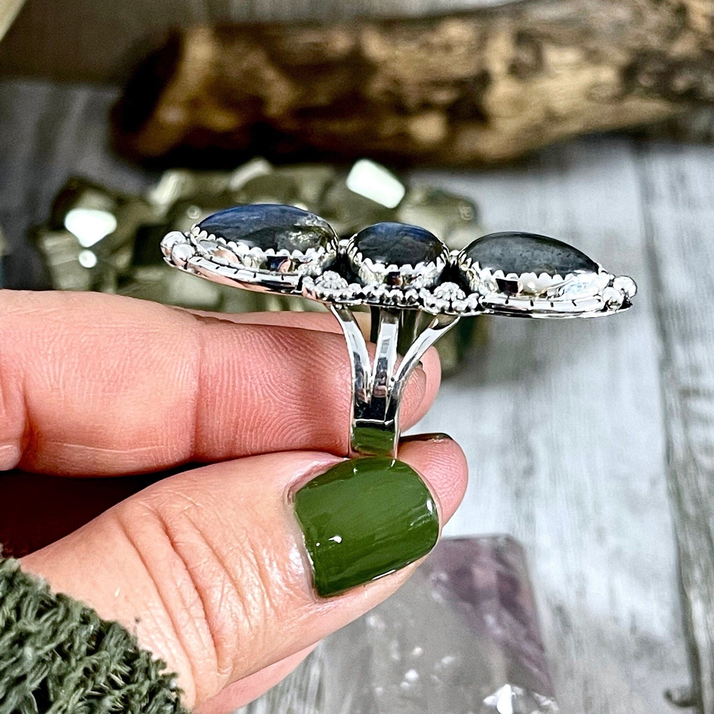 3 Stone Ring, Big Stone Ring, Bohemian Ring, Boho Jewelry, Boho Ring, Crystal Ring, Etsy Id 1143395447, Etsy ID: 1608022969, Festival Jewelry, Foxlark Alchemy, Foxlark- Rings, Gift For Woman, Gypsy Ring, Jewelry, Rings, Statement Rings, Wholesale