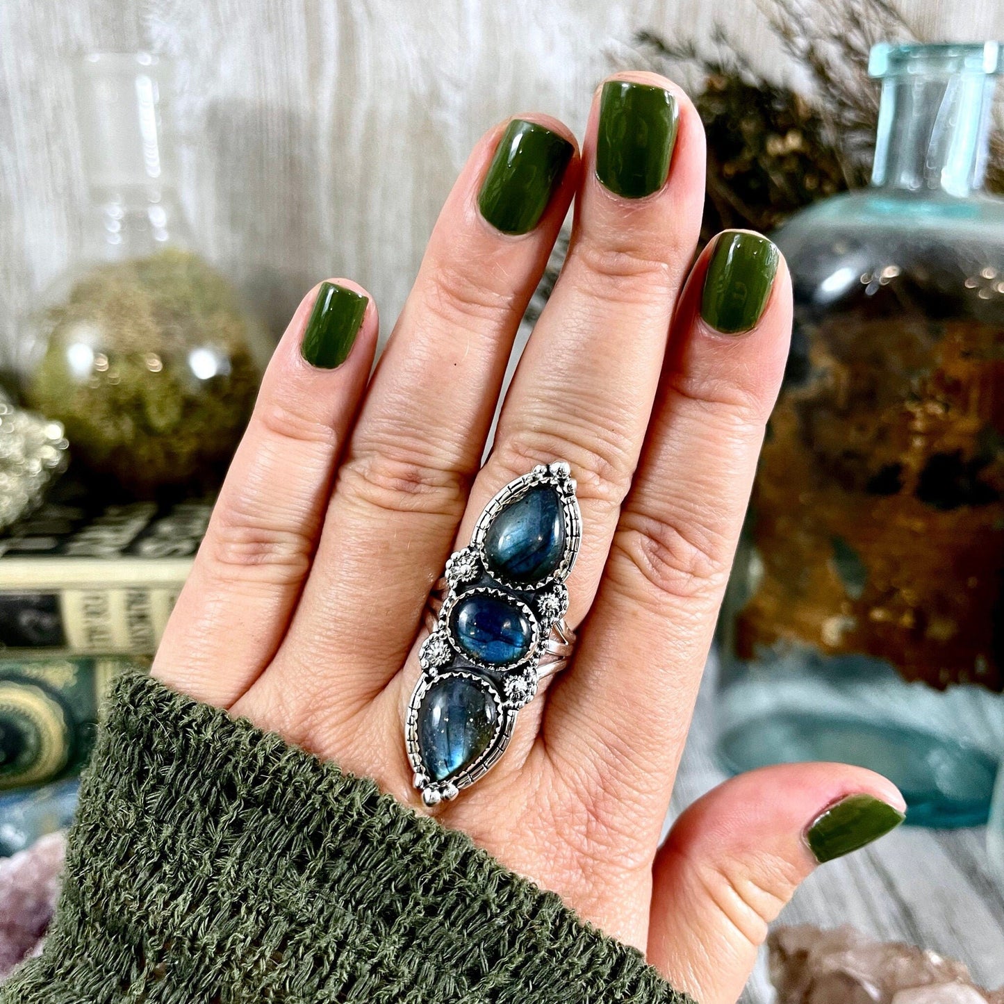 3 Stone Ring, Big Stone Ring, Bohemian Ring, Boho Jewelry, Boho Ring, Crystal Ring, Etsy Id 1143395447, Etsy ID: 1608022969, Festival Jewelry, Foxlark Alchemy, Foxlark- Rings, Gift For Woman, Gypsy Ring, Jewelry, Rings, Statement Rings, Wholesale