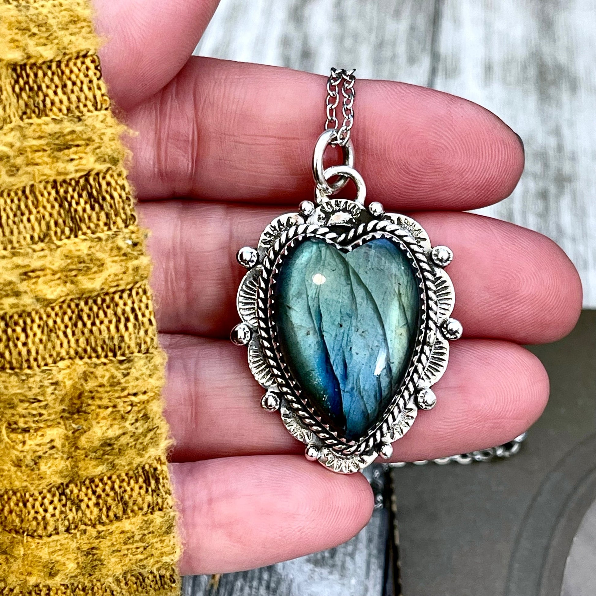 big crystal Necklace, Big Gothic Necklace, Big Silver Necklace, Big Stone Necklace, Blue Labradorite, Bohemian Jewelry, Crystal Necklace, Crystal Necklaces, Crystal Pendant, Etsy ID: 1333727365, FOXLARK- NECKLACES, Heart Jewelry, Heart Necklace, Jewelry,